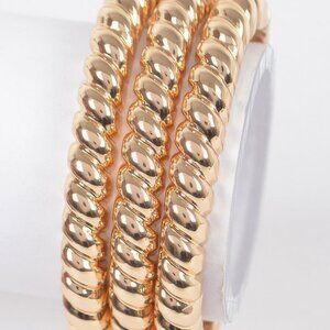 Three Pieces Set Metal Bangle